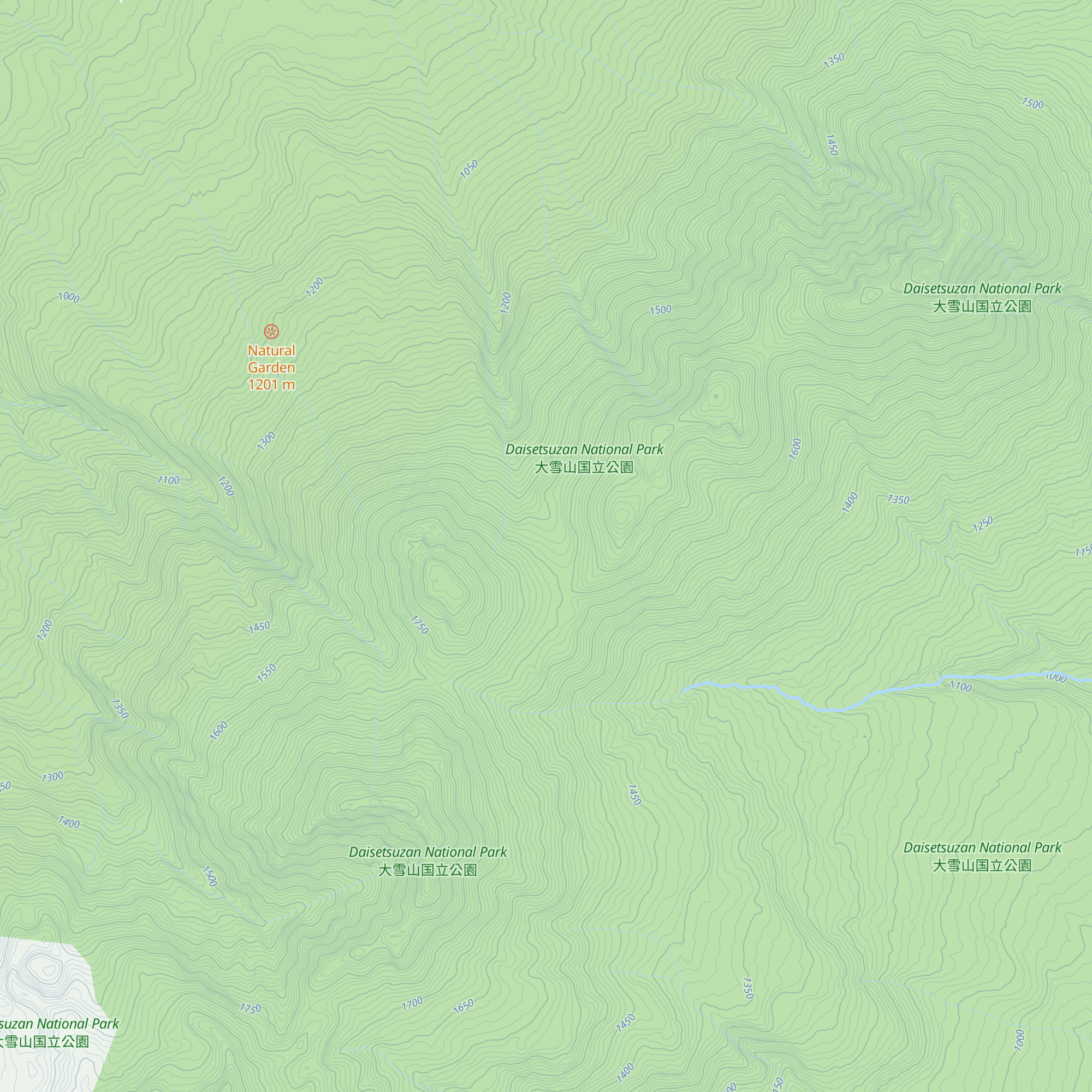 Biei Fuji Hinan-goya map