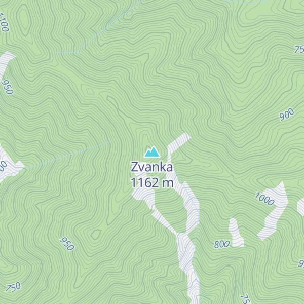 Map of Zvanka