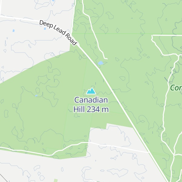 Map of Canadian Hill