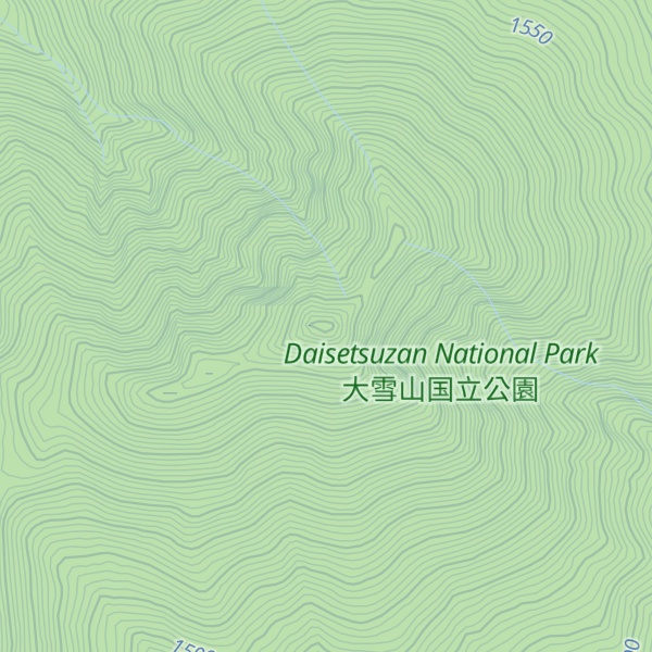 Map of Mt.Oputateshike
