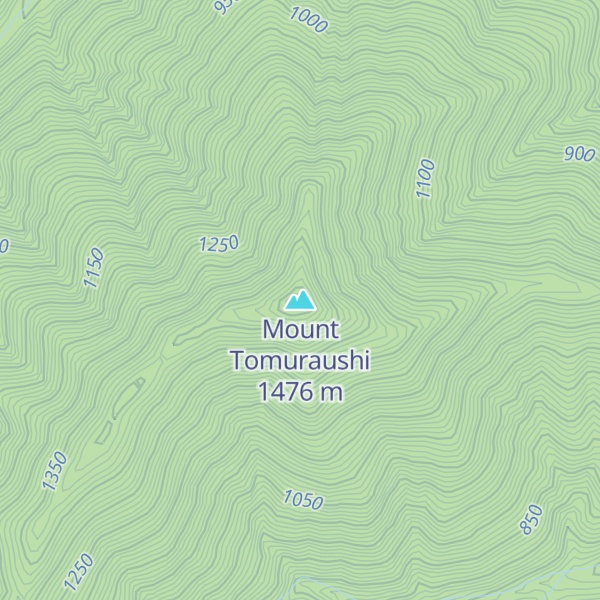 Map of Mount Tomuraushi
