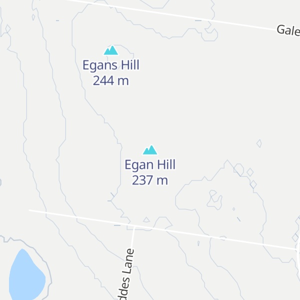 Map of Egan Hill