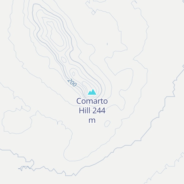 Map of Comarto Hill