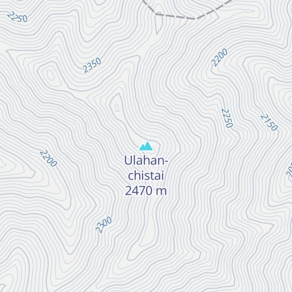 Map of Ulahan-chistai