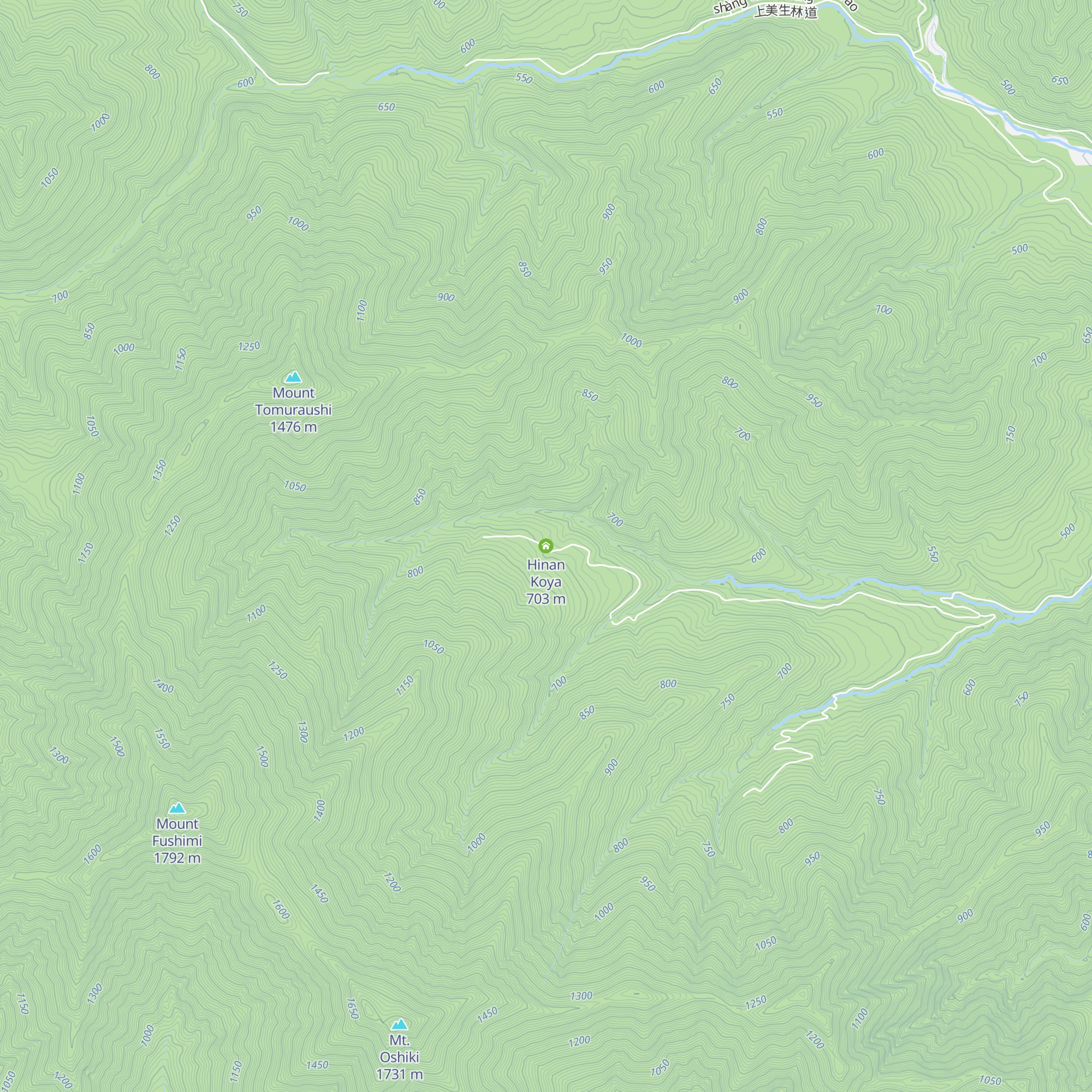 Hinan Koya map