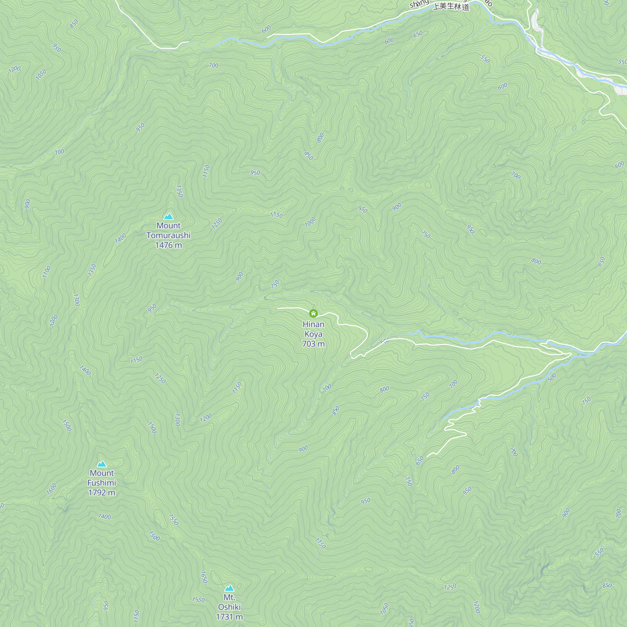 Hinan Koya map