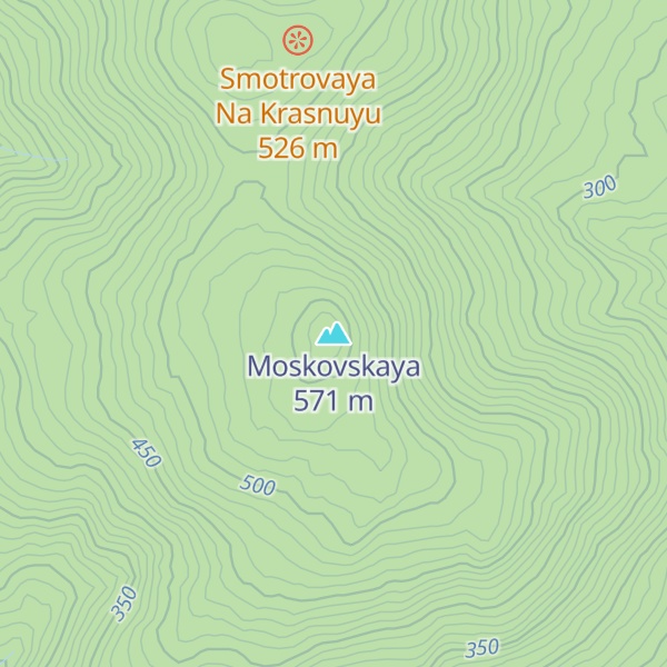 Map of Moskovskaya