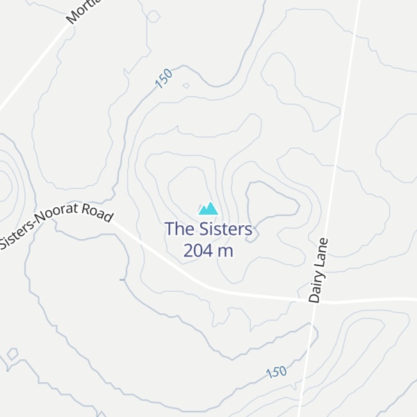 Map of The Sisters
