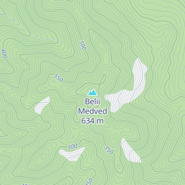 Map of Belii Medved