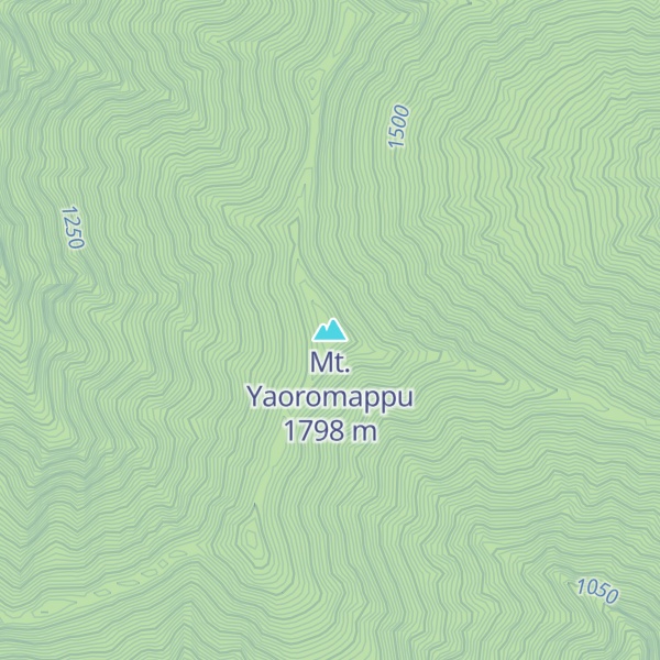 Map of Mt. Yaoromappu