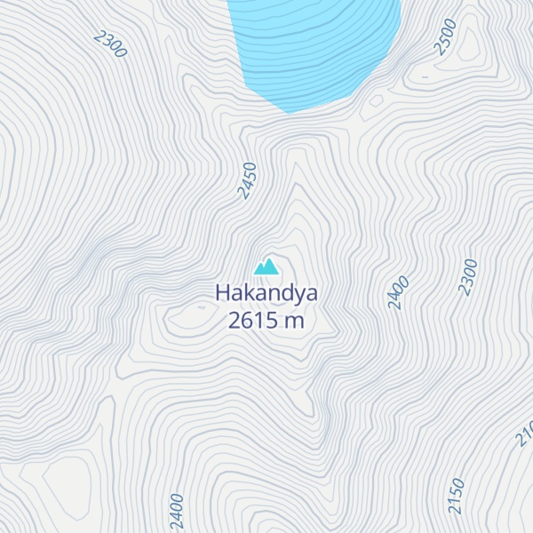 Map of Hakandya