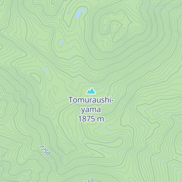 Map of Tomuraushi-yama