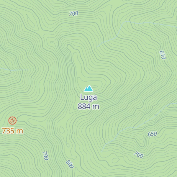 Map of Luga