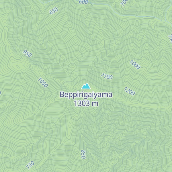 Map of Beppirigaiyama