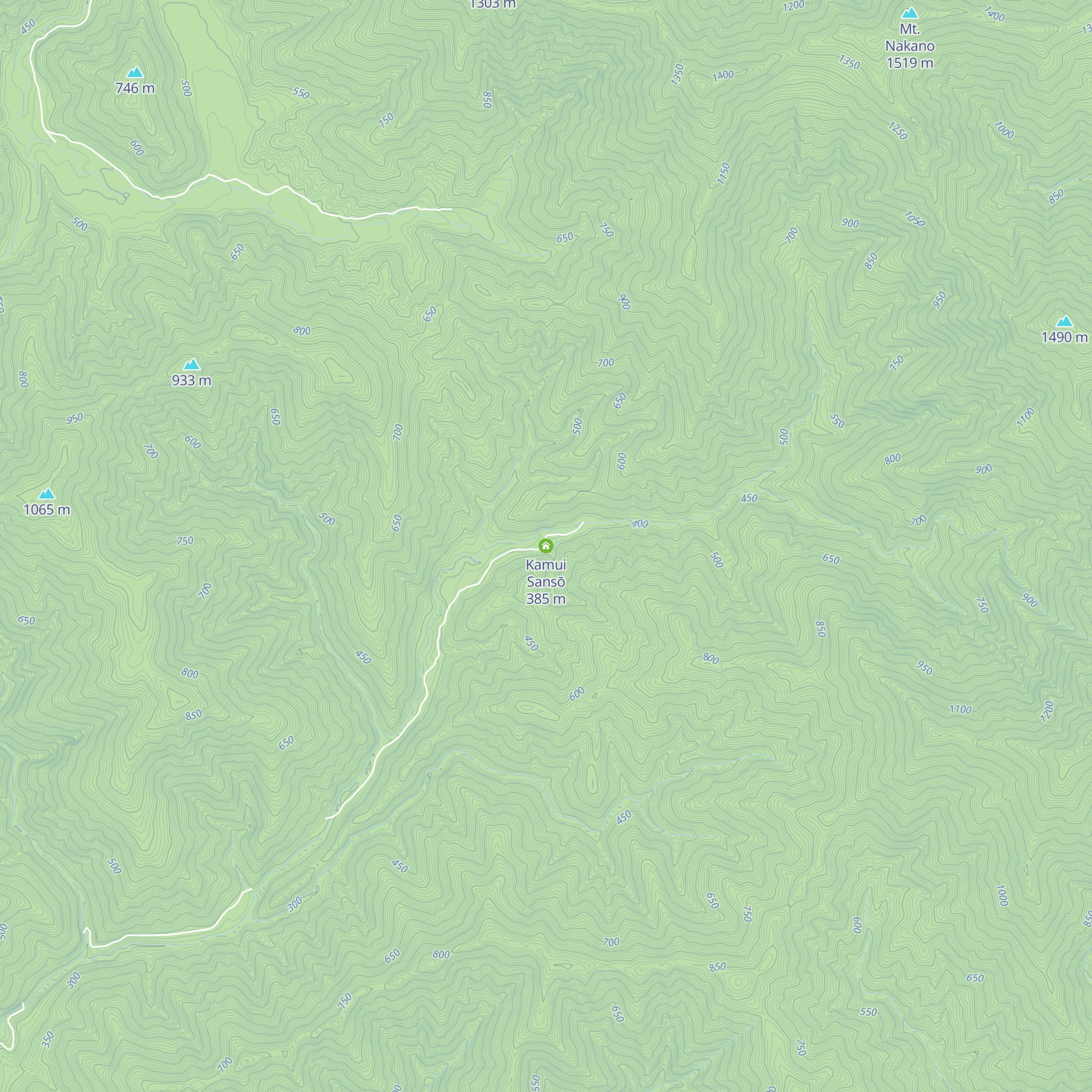 Kamui Sansō map