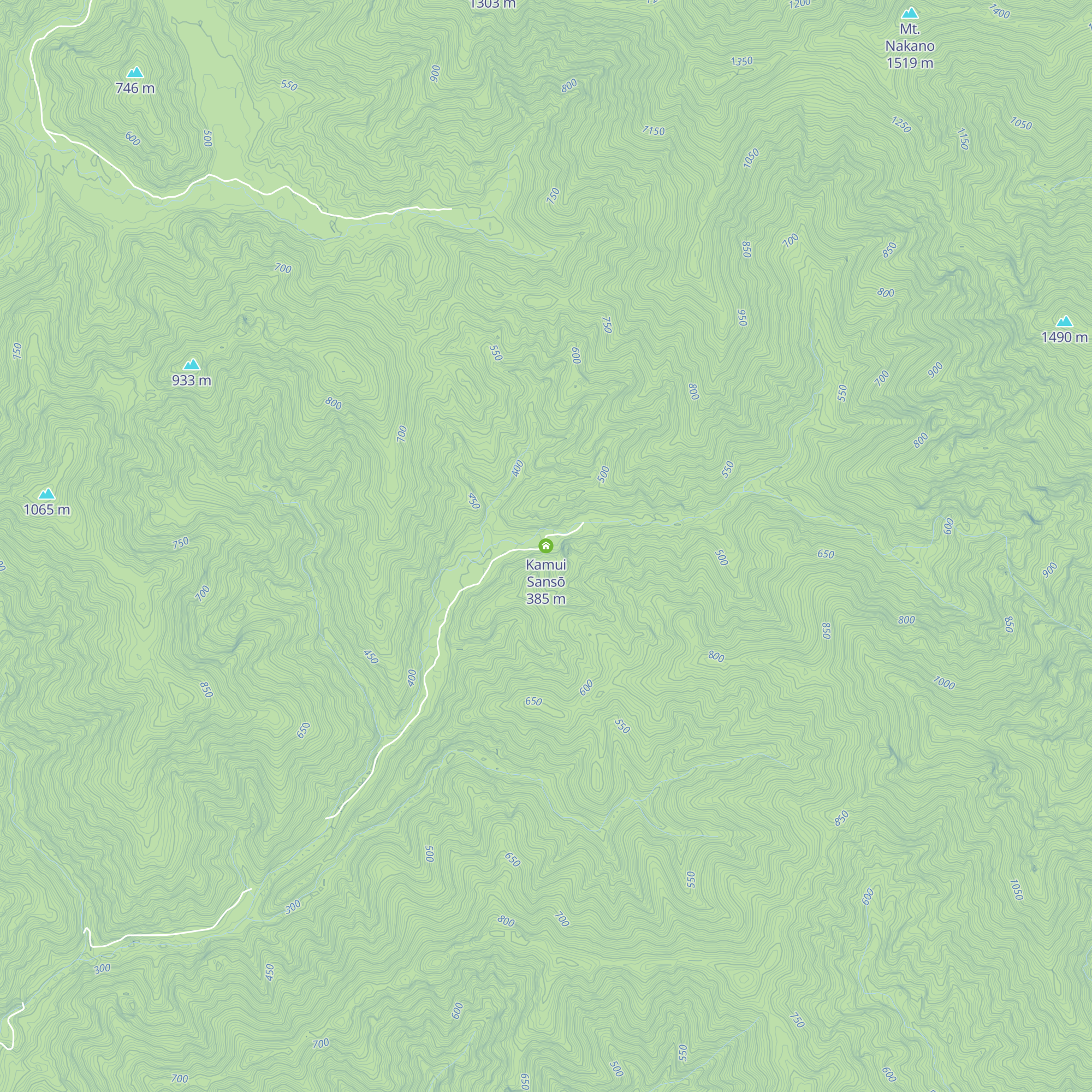 Kamui Sansō map