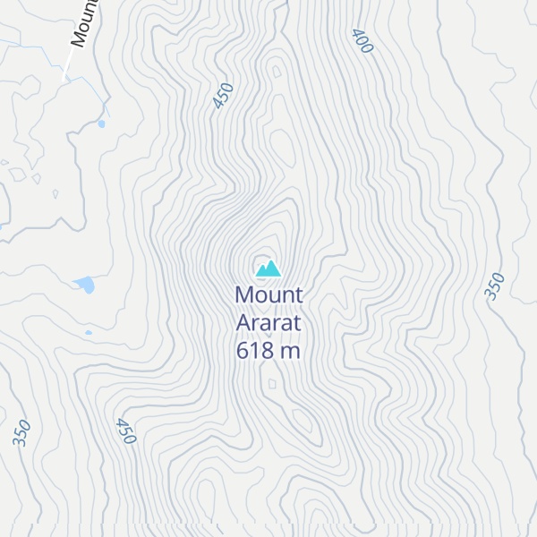 Map of Mount Ararat