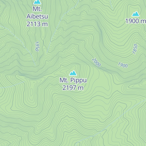 Map of Mt. Pippu