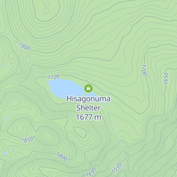 Map of Hisagonuma Shelter