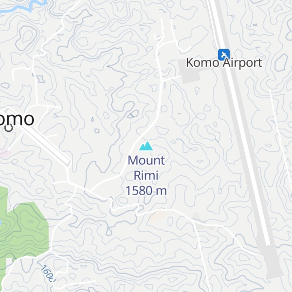 Map of Mount Rimi