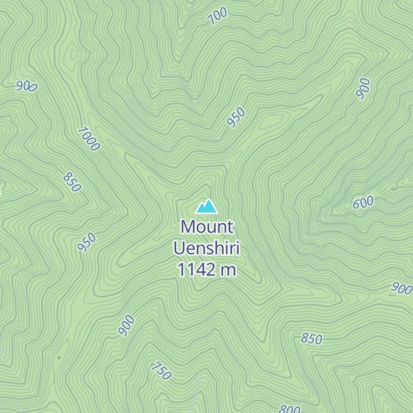 Map of Mount Uenshiri