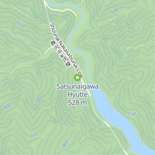 Map of Satsunaigawa Hyutte