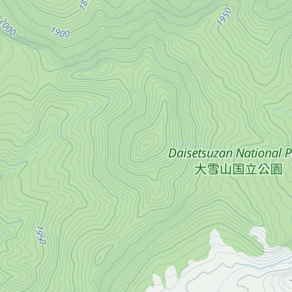 Map of Mt. Hokuchin