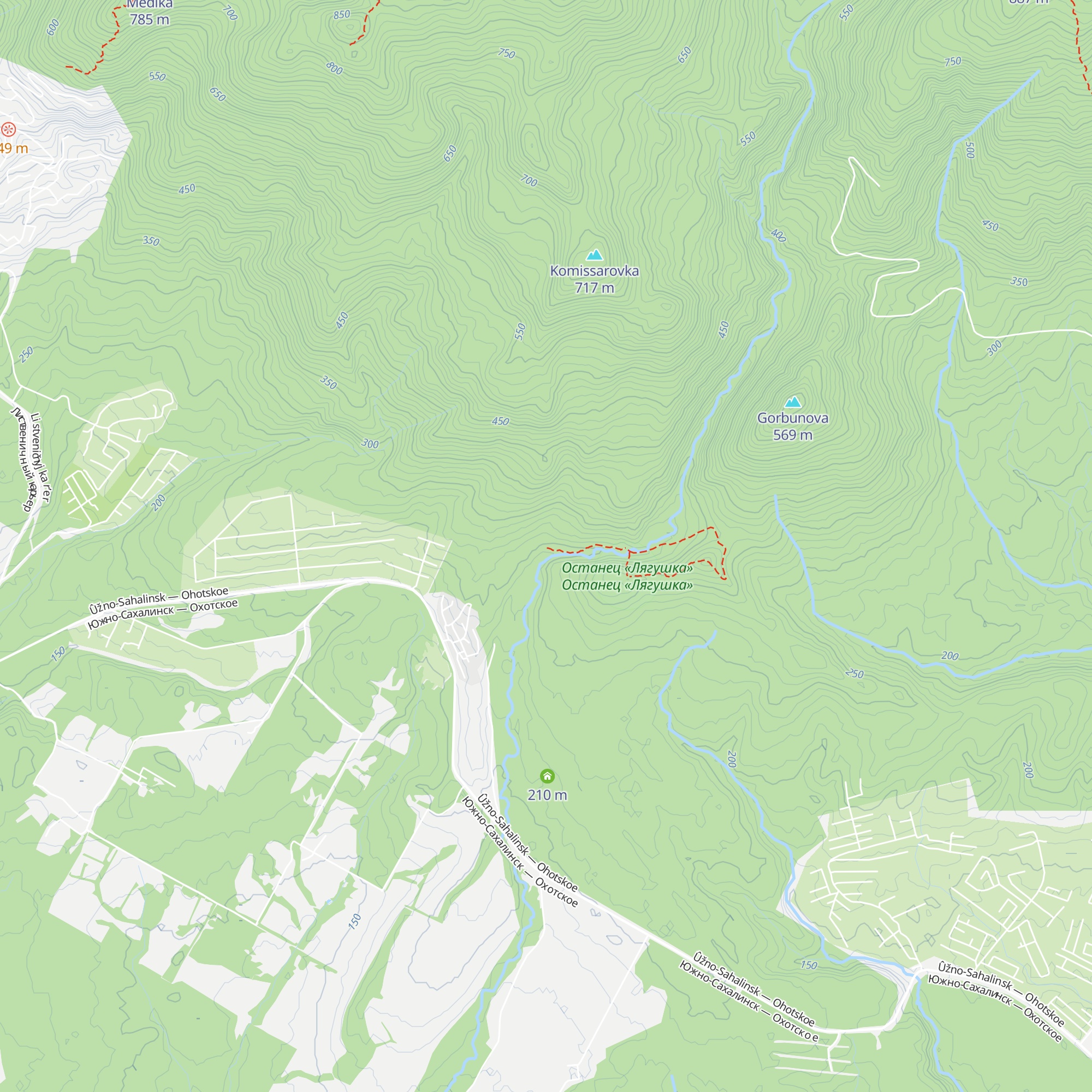 Камуйпуйяра. Table under roof map