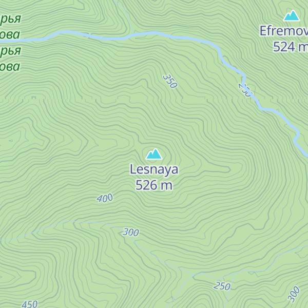 Map of Lesnaya