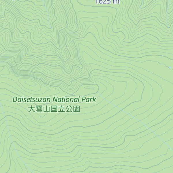 Map of Mt. Goshiki