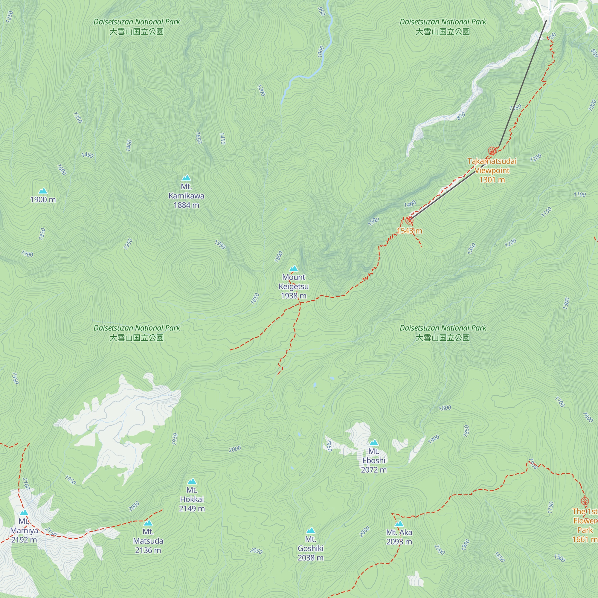 Kurodake Ishimuro map