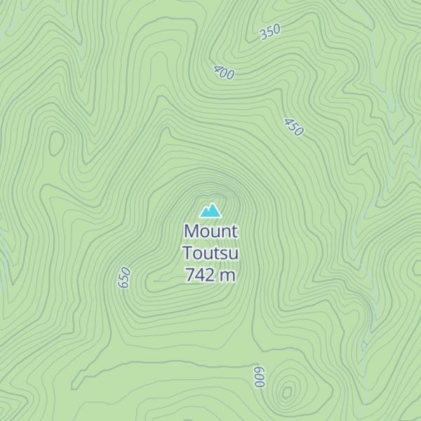 Map of Mount Toutsu