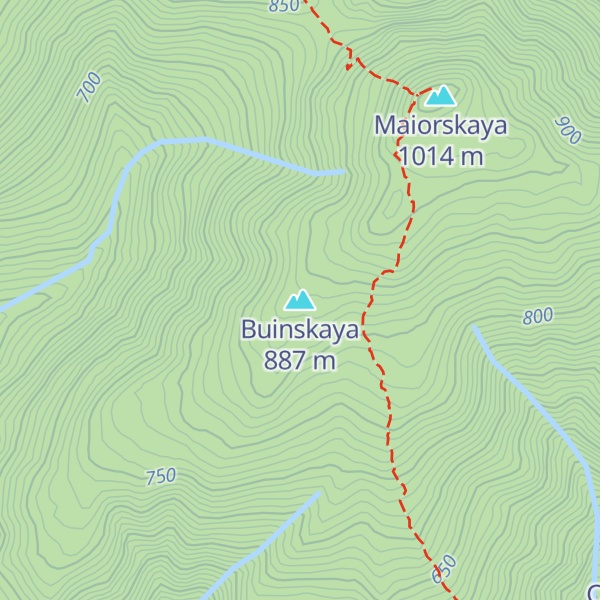 Map of Buinskaya