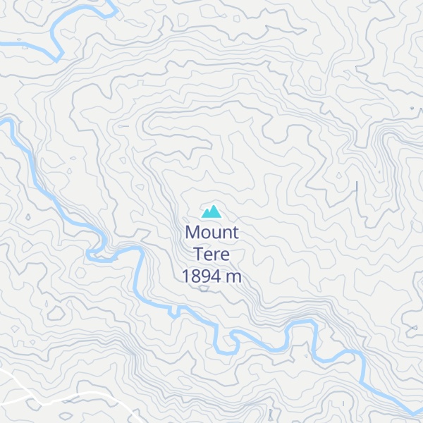 Map of Mount Tere