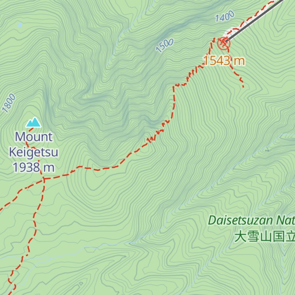 Map of Kurodake