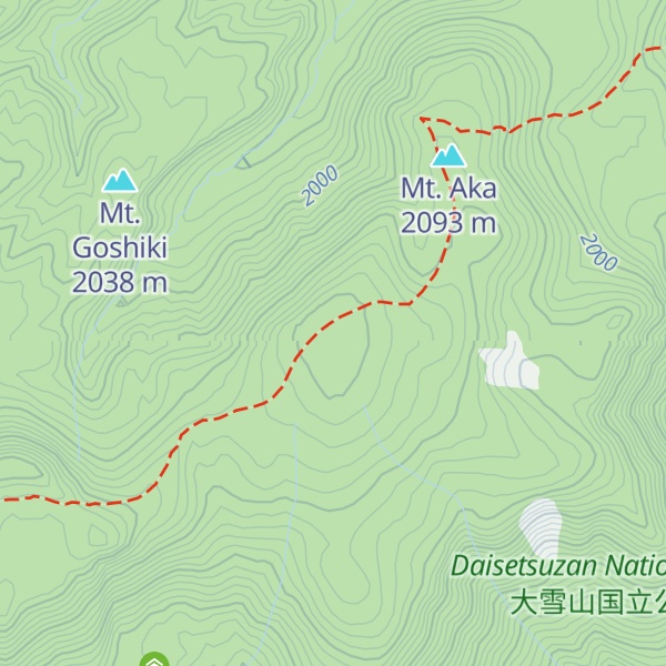 Map of Mt. Koizumi