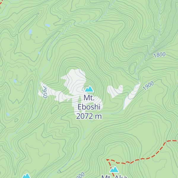 Map of Mt. Eboshi