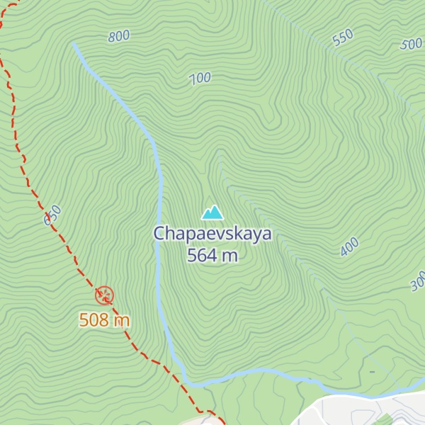 Map of Chapaevskaya