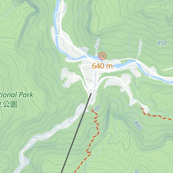Map of Sounkyo Visitor Center