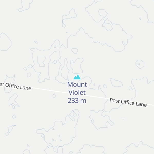 Map of Mount Violet
