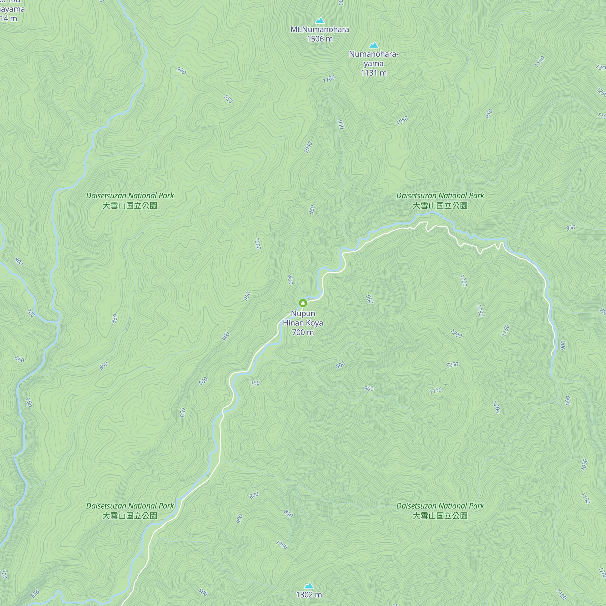 Nupun Hinan Koya map