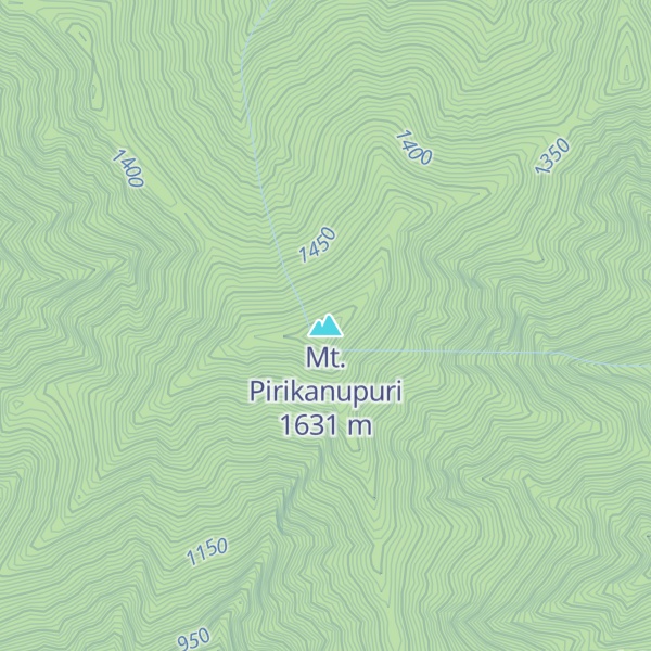 Map of Mt. Pirikanupuri