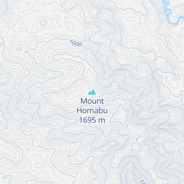 Map of Mount Homabu