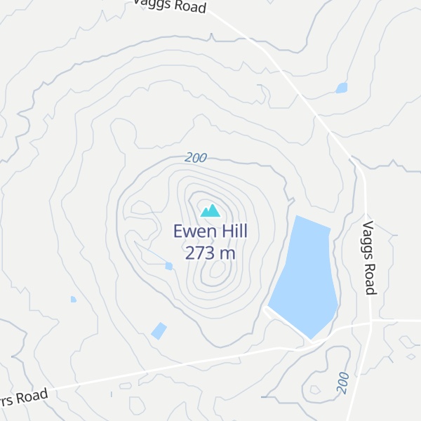 Map of Ewen Hill