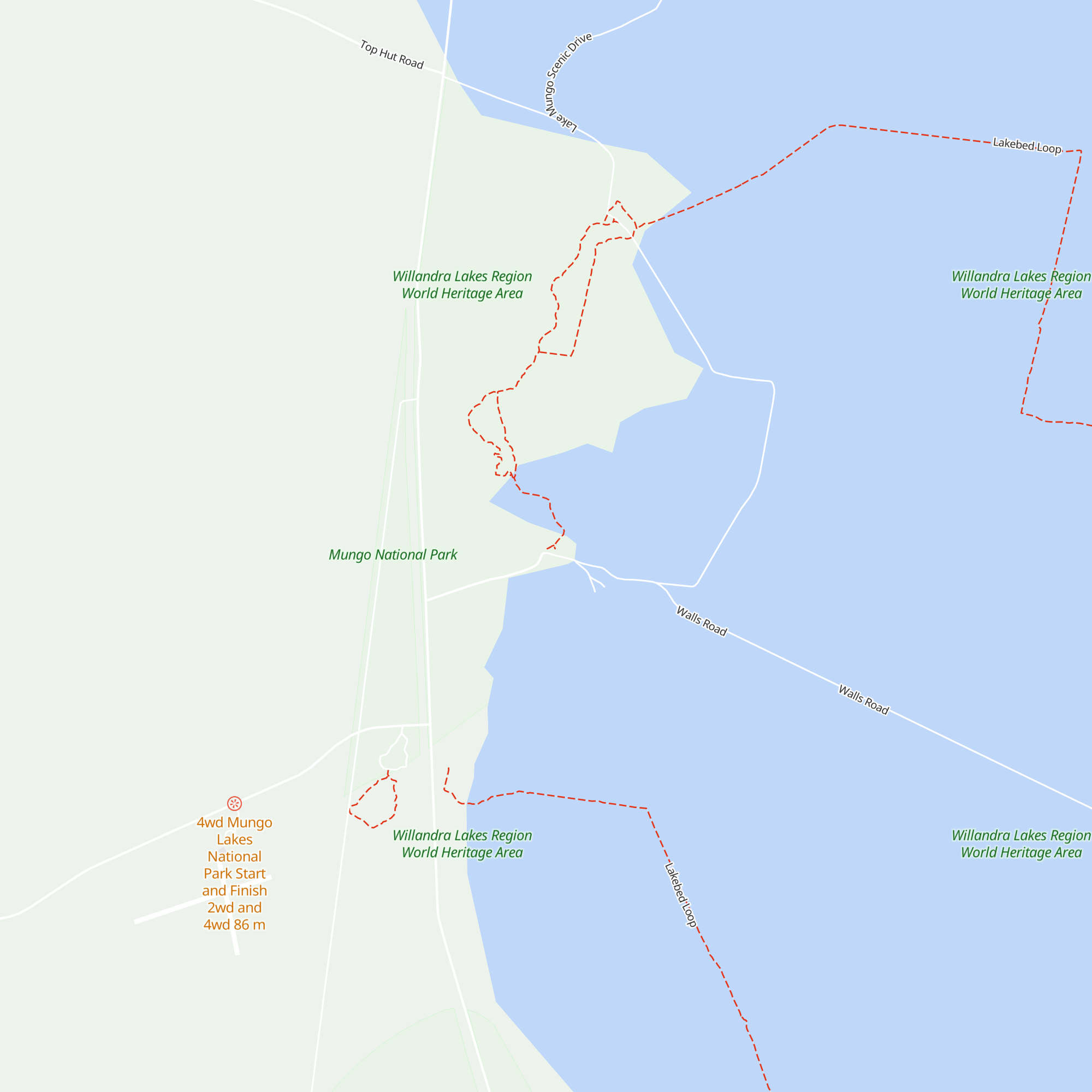 Mungo National Park Information Centre map