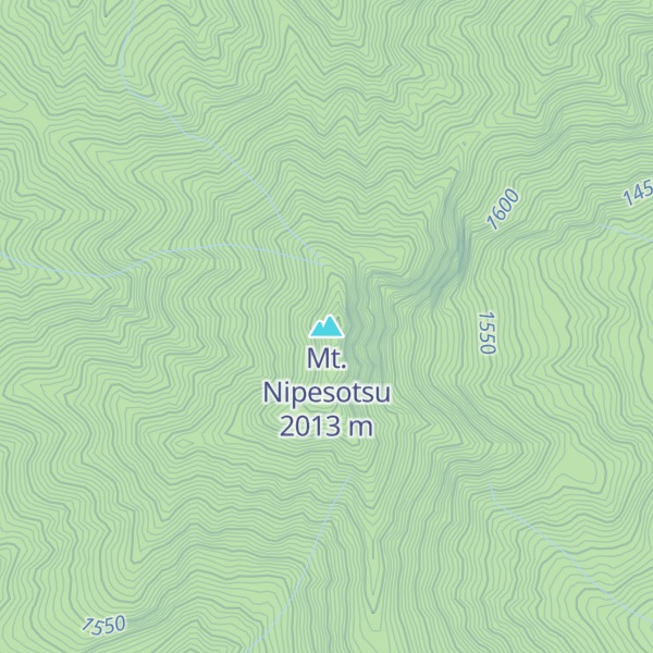 Map of Mt. Nipesotsu