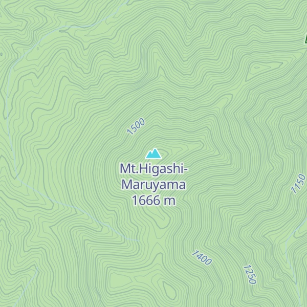 Map of Mt.Higashi-Maruyama
