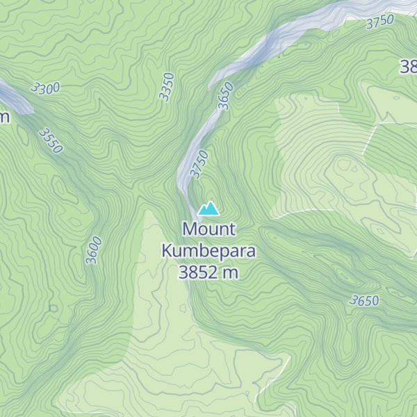 Map of Mount Kumbepara