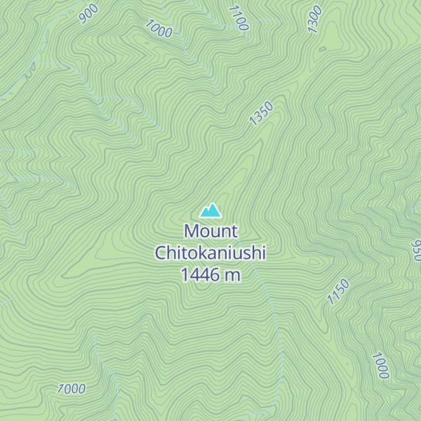Map of Mount Chitokaniushi