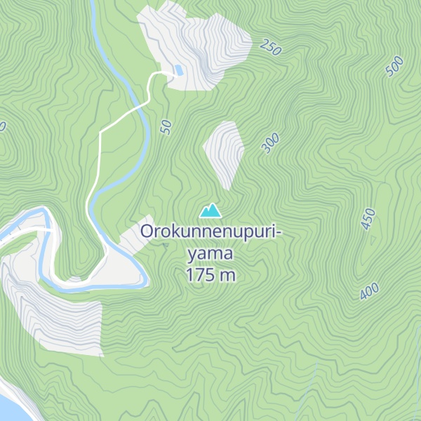 Map of Orokunnenupuri-yama